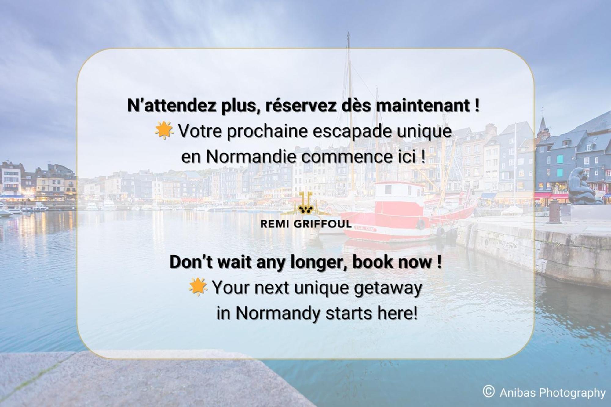 Emeraude Cozy Nest 3 Heart Of Historic District 2 Guests Honfleur Exterior foto