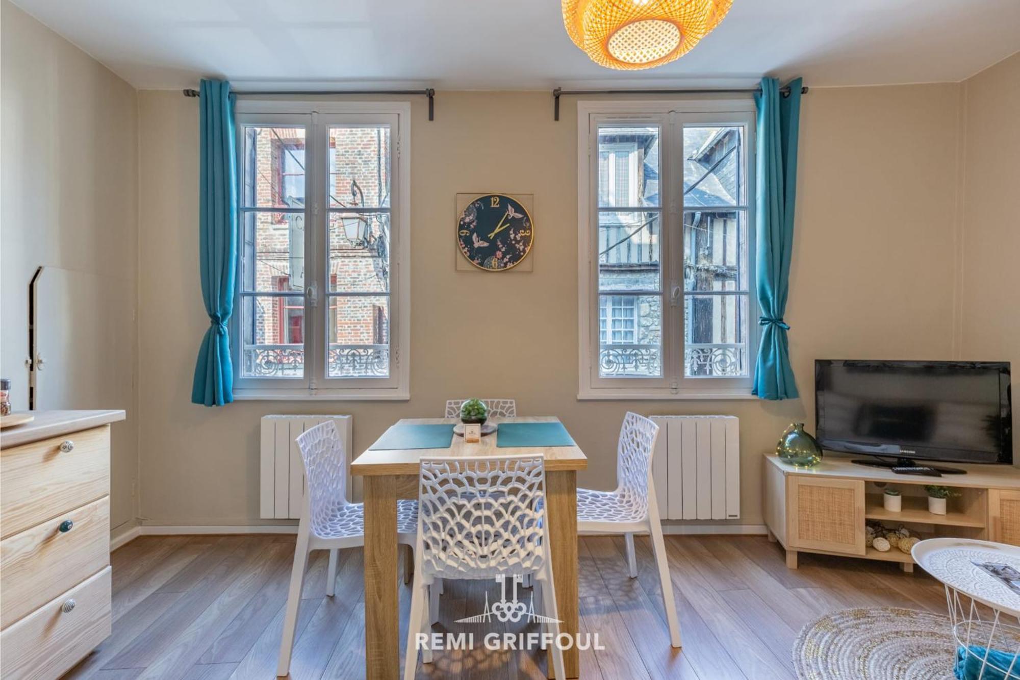 Emeraude Cozy Nest 3 Heart Of Historic District 2 Guests Honfleur Exterior foto